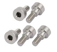 Sourcingmap 304 Stainless Steel Hex Socket Shoulder Bolt 8mm Shoulder Dia 5mm Shoulder Length M6 Thread 5pcs