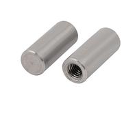 Sourcingmap 304 Stainless Steel M5 Female Thread 8mm x 20mm Cylindrical Dowel Pin 2pcs