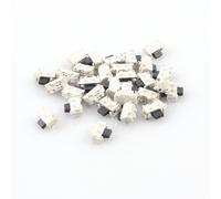 sourcingmap 30Pcs 4mm x 2mm SPST Momentary Push Button Surface Mounted Devices SMT Tactile Tact Switch