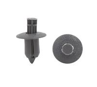 sourcingmap 30Pcs 8mm Hole Plastic Push Type Rivet Fastener Door Bumper Pin Clip