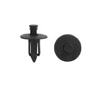 sourcingmap 30Pcs Black Plastic Rivet Trim Fastener Clips 7 x 12 x 17mm