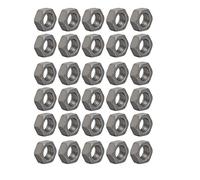 Sourcingmap 30pcs M6 Thread 1mm Pitch Metric Carbon Steel Left Hand Hex Nut