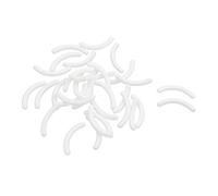 Sourcingmap 30pcs White Soft Rubber Ladies Cosmetic Makeup Eyelash Curler Refill Replace Pads
