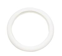 Sourcingmap 32cm Outer Dia Car Rubber Antislip Comfortable Steering White