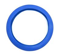 sourcingmap 32cm Outer Dia Car Rubber Antislip Steering Wheel Cover Deep Blue