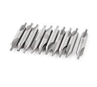 Sourcingmap 3mm 60 Degree HSS Center Drill Countersink Bit Lathe Mill Tool 10Pcs