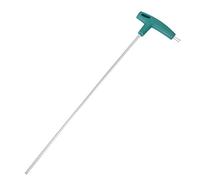 Sourcingmap 3mm Extra Long Arm T-Handle Hex Key Wrench Chrome Finish