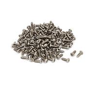 Sourcingmap 3mm x 8mm Phillips Drive Fully Thread Self Tapping Pan Head Screws 100PCS