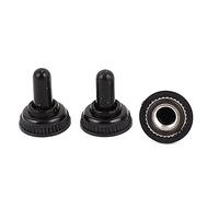 sourcingmap 3Pcs 5mm Dia Resistance Rubber Toggle Switch Waterproof Boot Cover Cap