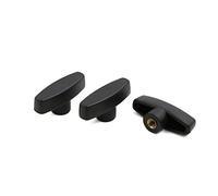 Sourcingmap 3pcs M7 x 62mm Male Thread Screw On Type T Shaped Handle Grip Knob