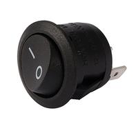 Sourcingmap 3Pin SPDT 2 Position I/O Round Button Toggle On/Off Rocker Switch AC250V/10A 125V/12A