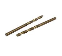 Sourcingmap 4.3mm Drilling Dia High Speed Steel Cobalt Metric Spiral Twist Drill Bit Rotary Tool for Hardened Metal, Stainless Steel, Cast Iron and Plastic 2pcs