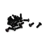 Sourcingmap #4-40 x 5/16" UNC Alloy Steel Hex Socket Button Head Screw Black 20Pcs