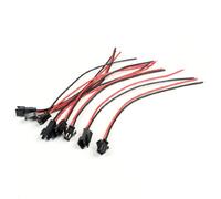 sourcingmap 4 Pairs 2 Pin Female Male Neon Glow Strip Wire Cable Connector 150mm