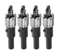 sourcingmap 4 Pcs 14mm High Speed Steel HSS Drill Bit Hole Saw for Metal Alloy Wood