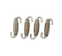 sourcingmap 4 Pcs 59mm Swivel Universal Exhaust Pipe Spring for Motorcycle