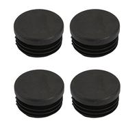 sourcingmap 4 Pcs Chair Table Leg Plastic Cap Round Tube Insert Fit 33mm Pipe Outer Dia