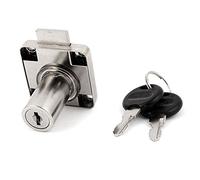 Sourcingmap 40mm x 40mm Home Wardrobe Cabinet Drawer Safe Tubular Cylinder Lock