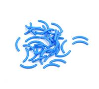 Sourcingmap 40pcs Blue Soft Rubber Ladies Cosmetic Makeup Eyelash Curler Refill Replace Pads