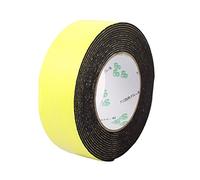 sourcingmap 45mm x 2mm Single Sided Self Adhesive Shockproof Sponge Foam Tape 5M Length for Door Window