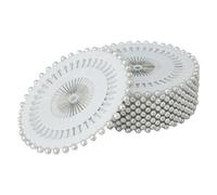 Sourcingmap 480pcs White Decorative Pearl Head Pins 3mm Round Manmade Pearl Straight Dressmaking Head Pins Sewing Pins for DIY Sewing Crafts Jewelry Weddings Corsage Decoration