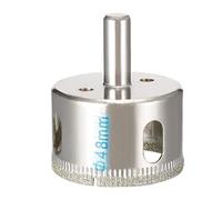 Sourcingmap 48mm Diamond Coated Glass Hole Saw Drill Bits for Ceramic Tile Marble Rock Porcelain Bottles Pots Brick