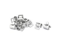 Sourcingmap 4mm Inner Dia Spring Clip Water Pipe Fuel Line Hose Clamps 10pcs
