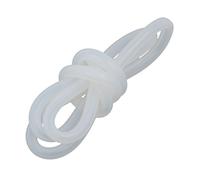 sourcingmap 4mm x 8mm High Temp Resistant Silicone Rubber Tube Hose Pipe Transparent 1 Meter Long