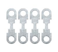 sourcingmap 4pcs 110A Flat Fuse Strip Silver Tone for Car Truck DC 32V Universal
