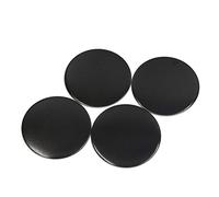 sourcingmap 4Pcs Black Aluminium Alloy 56mm Dia Car Wheel Center Hub Cap Sticker