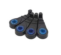 Sourcingmap 4Pcs Car Back Seat Headrest Hanger Hook Bag Cloth Grocery Holder