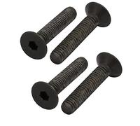 Sourcingmap 4pcs M5x25mm Flat Countersunk Head Hex Socket Left Hand Thread Bolt DIN7991