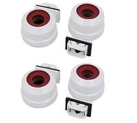Sourcingmap 4Pcs T5 Fluorescent Light Holder G5 Base Single Head Tombstone Lamp Socket AC 500V 2A for LED Fluorescent Tube