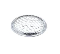 Sourcingmap 5.5 Inch Dia Chrome Metal Motorcycle Headlight Mesh Grill Protector Guard Cover