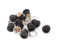 sourcingmap® 5.5mm x 2.1mm Female DC Power Jack 3-Pin PCB Panel Mount Socket 10Pcs