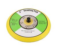 Sourcingmap 5" Hook and Loop Backing Pad Sanding Polishing Backer Plate with 5/16"x24 Thread for Random Orbit Sander Polisher Buffer