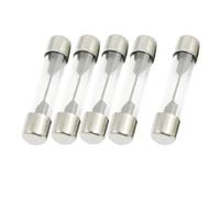 sourcingmap 5 Pcs 250V 10A Qucik Acting Fast Blow Glass Tube Fuses 6mm x 30mm
