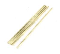 Sourcingmap 5 Pcs Car Helicopter Model DIY Brass Axles Rod Bars 3mm x 120mm