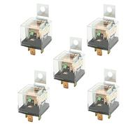 sourcingmap 5 Pcs JD1912 80A 12V DC Universal Car Motor Fuse Relay Switch Power