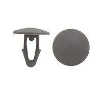 sourcingmap 50 Pcs Gray 9mm Hole Bumper Fender Plastic Rivets Fasteners Clips for Car