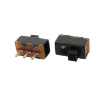 sourcingmap 50 Pcs x 2 Position 1P2T SPDT 3 Pin PCB Panel Mount Mini Vertical Slide Switch