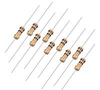 Sourcingmap 500Pcs 10K Ohm Resistor, 1/4W 5% Tolerance Carbon Film Resistors, 4 Bands for DIY Electronic Projects and Experiments