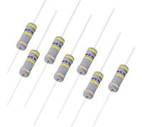 Sourcingmap 50Pcs 470K Ohm Resistor, 2W 5% Tolerance Carbon Film Resistors, 4 Bands for DIY Electronic Projects and Experiments