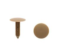 sourcingmap 50Pcs Brown Car Door Bumper Fender Rivet Fastener Retainer 7x7mm