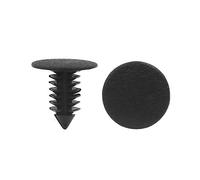 sourcingmap 50PCS 9mm Hole Plastic Push Screw Rivet Panel Fixings Bumper Clip