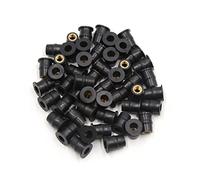 sourcingmap 50Pcs Black Rubber Motorcycle Windscreen Windshield Screen Well Nuts