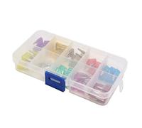 sourcingmap 50pcs Blade Type Fuse 3A 5A 7.5A 10A 15A 20A 25A 30A 35A 40A