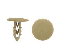 sourcingmap 50pcs Door Plastic Rivets Fastener Trim Panel Clips Beige for Truck