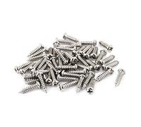 sourcing map 50pcs M2.5 x 10mm Stainless Steel Cross pan Head Self Tapping Screws Bolts