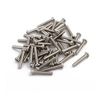 Sourcingmap 50Pcs M2 x 12mm Stainless Steel Pan Head Phillips Machine Screw Bolts